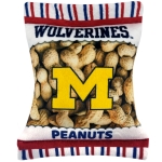 MI-3346 - Michigan Wolverines- Plush Peanut Bag Toy